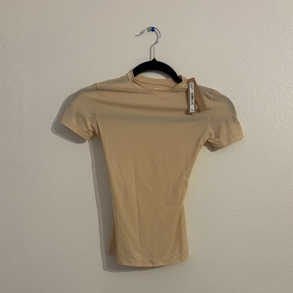 SKIMS Tan Short Sleeve Women's Tee